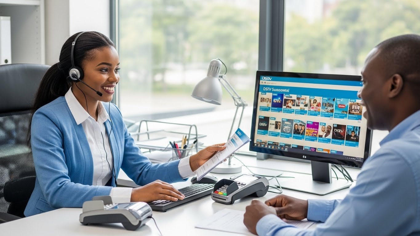 Professional satellite TV installation